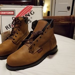 Vintage Men's CRAFTSMAN "Redwing" Steel Toe Boots